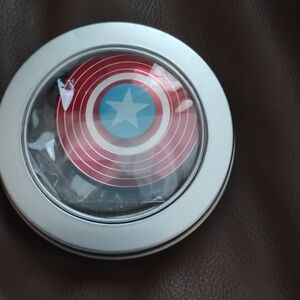 Red and Blue Shield Fidget Spinner